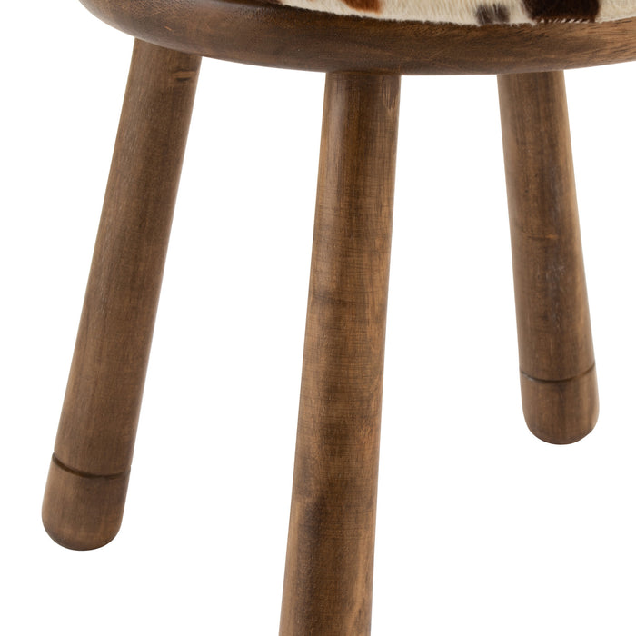 J-Line kinderstoel Oor Koe - hout - bruin