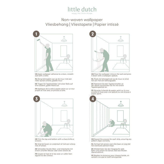 Little Dutch Forest Wonders Behang Kinderkamer - Dieren - 10mx52cm -