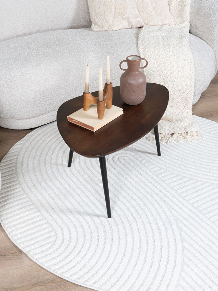 Veer Carpets - Vloerkleed Ella Cream Rond ø240 cm