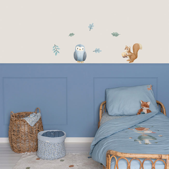 Little Dutch Forest Friends Muurstickers - 21x30cm - Dieren en Bos