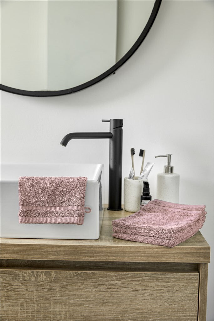 Byrklund - Washand Bath Basics (PP) - 4x 16x21 - Oud Roze