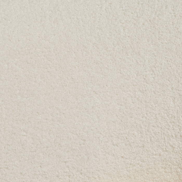 Beliani - SAVAR - Driezitsbank - Wit - Bouclé