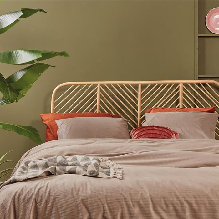 At Home by Beddinghouse Cosy Corduroy Dekbedovertrek 200 x 200|220 cm - Naturel