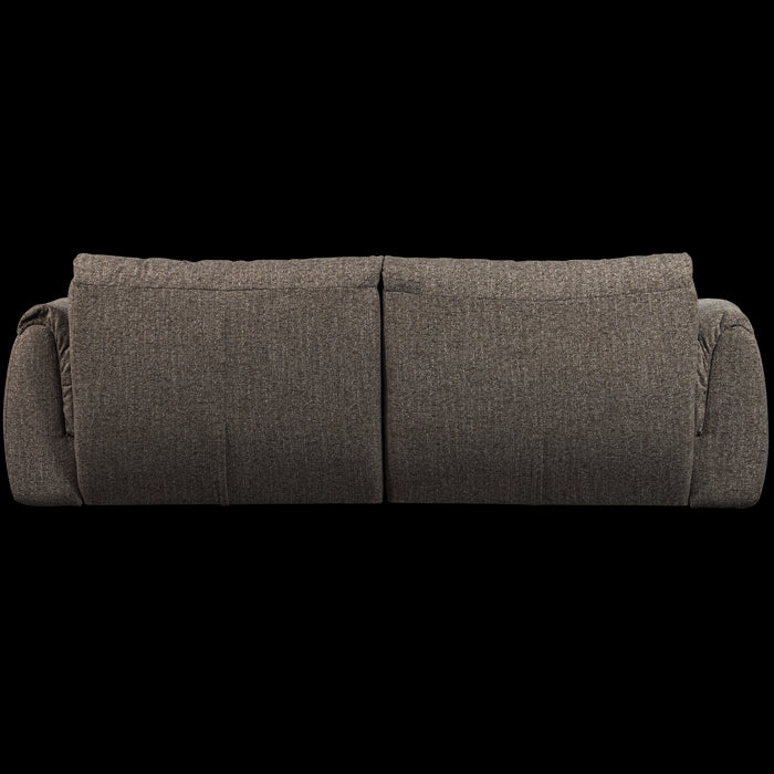 WOOOD Baggy 2-Zits Bank - Geweven Stof - Warmgrijs Melange -81x228x102