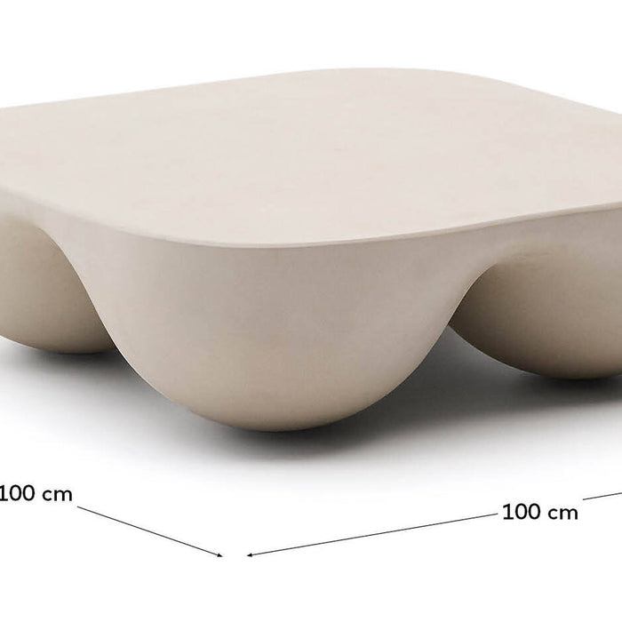 Kave Home Programma Colba in Polystone lichtgrijs beige