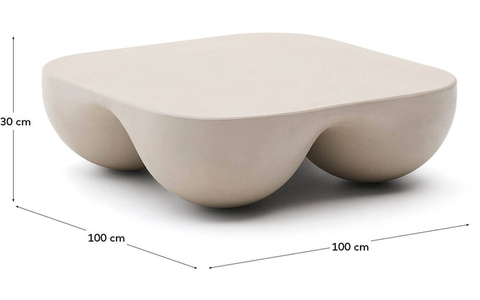 Kave Home Programma Colba in Polystone lichtgrijs beige