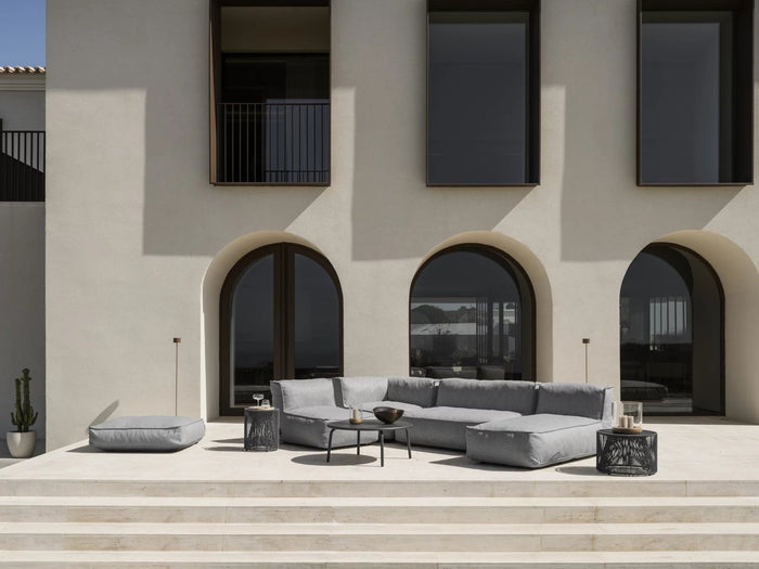 Rope Bijzettafel Coal Small | Grijs | Staal | Kunststof