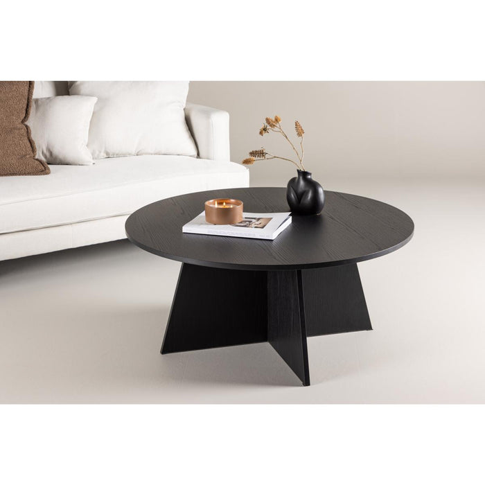Svea - Marina ronde salontafel - ø 100 cm - zwart
