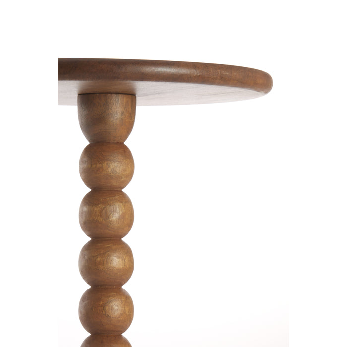 Light & Living - Bijzettafel VEGLIO - Ø35x54cm - Bruin