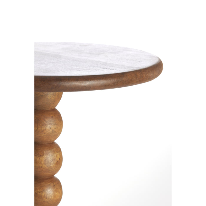 Light & Living - Bijzettafel VEGLIO - Ø35x54cm - Bruin