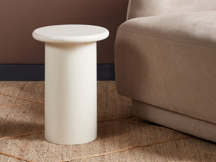 Beliani - CAMPTI - Bijzettafel - Wit - MDF