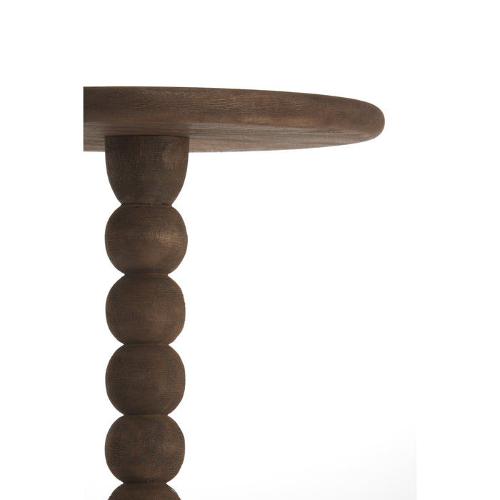 Light & Living - Bijzettafel VEGLIO - Ø35x54cm - Bruin