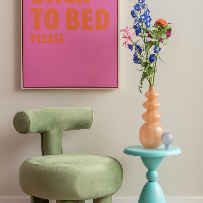 Leitmotiv - Bijzettafel Folly Outdoor - Turquoise blue