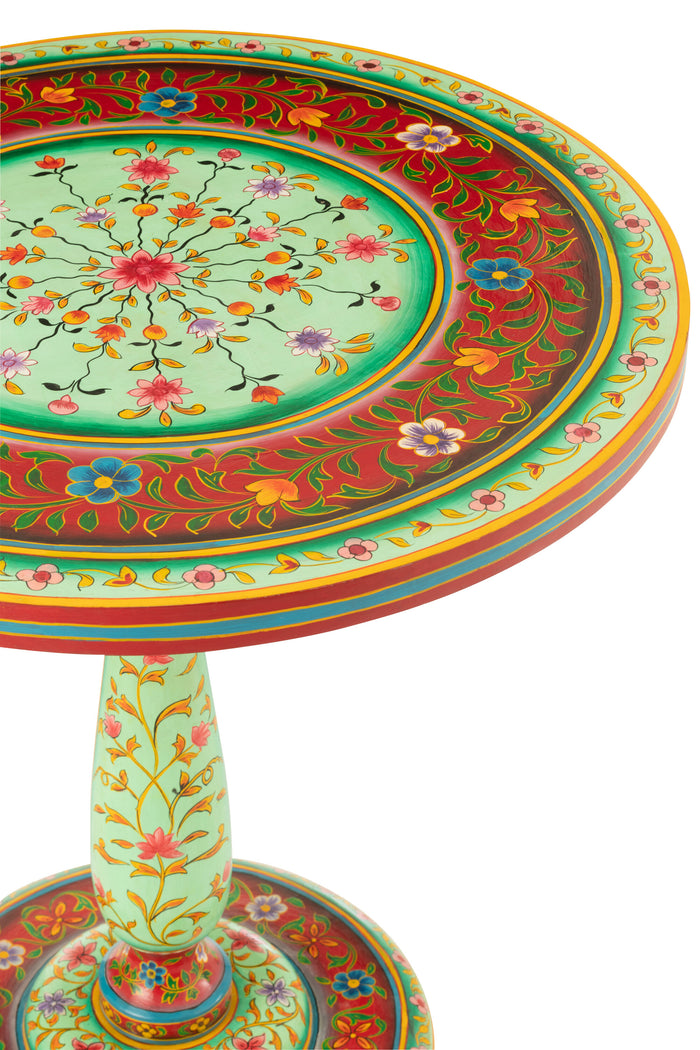 J-Line tafel Rond Mumbai - hout - mix