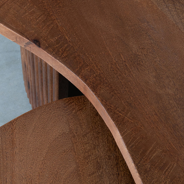 LABEL51 - Salontafel Set Timon - Nature Smooth Mangohout