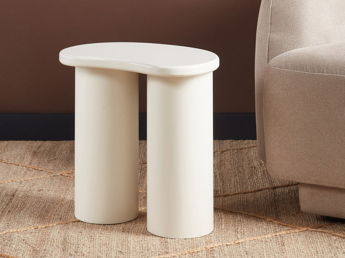 Beliani - INGLIS - Bijzettafel - Wit - MDF