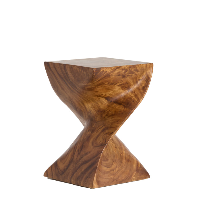 Light & Living - Bijzettafel MUHAN - Ø30x45cm - Bruin