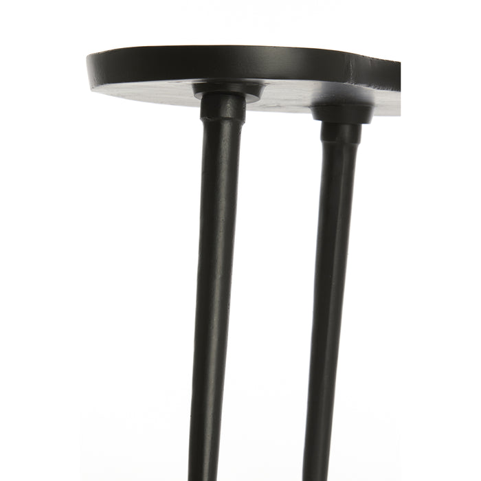 Light & Living - Bijzettafel LIENZ - 53x30x48cm - Zwart