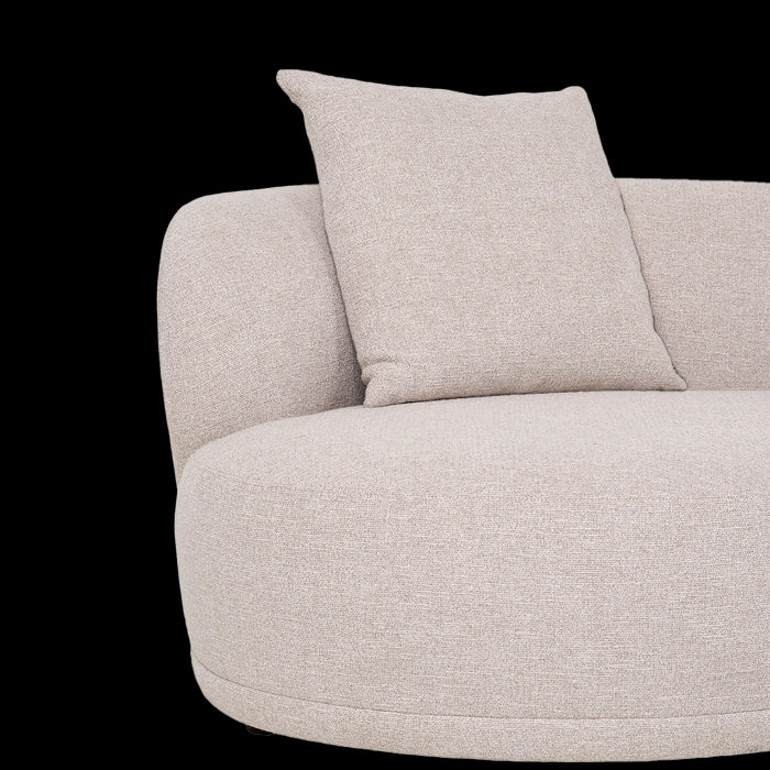 Artichok Mandy Gestoffeerde 3,5-Zits Hoekbank Beige - Rechts - 294 cm