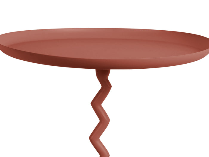 Leitmotiv - Bijzettafel Zig Zag Medium - Rode oker