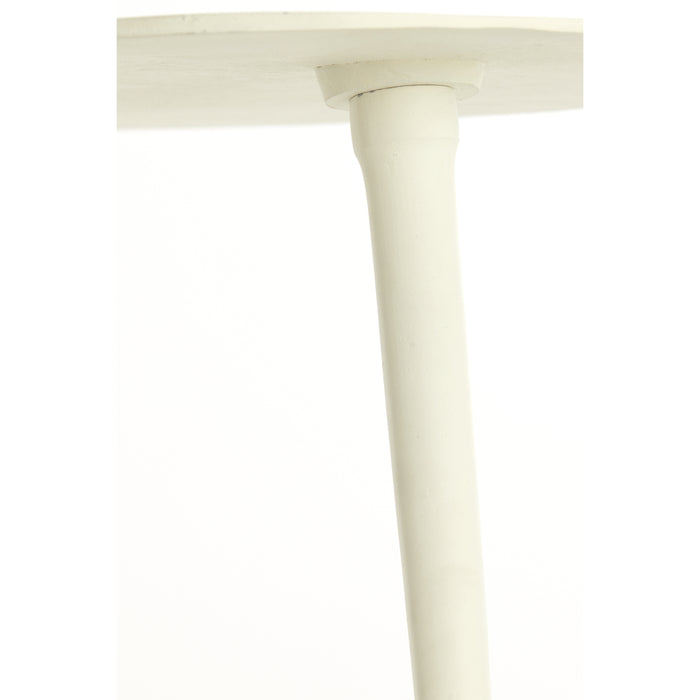 Light & Living - Bijzettafel LINOS - 53x30x48cm - Wit