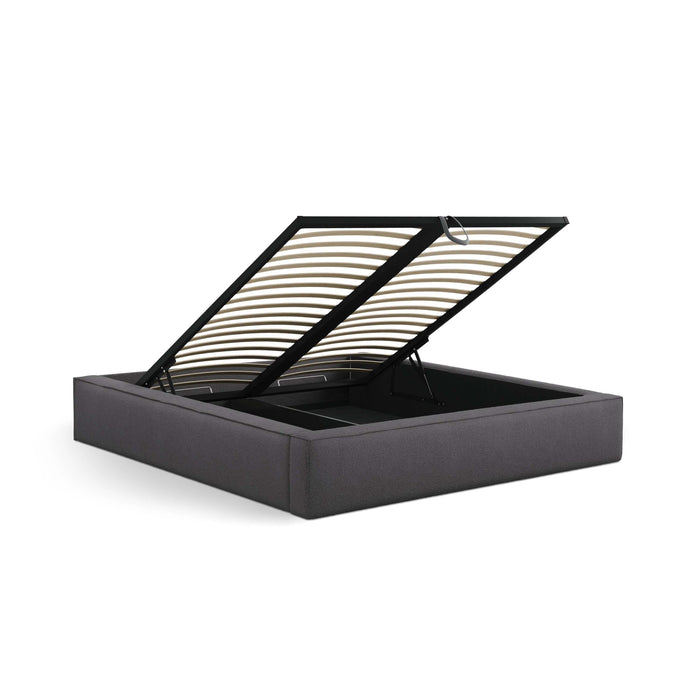 Micadoni Bedframe met opbergvak Simon 160x200 bouclé