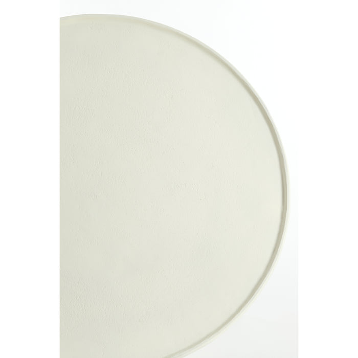 Light & Living - Bijzettafel BABINA - Ø67.5x37cm - Wit