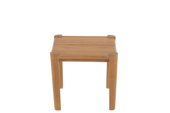 J-Line Bijzettafel Bruce Teak Naturel