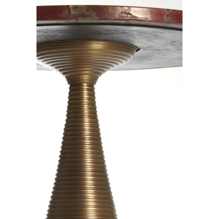 Light & Living - Bijzettafel BAHIA - Ø52x59cm - Rood