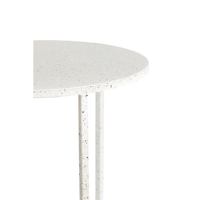 Light & Living - Salontafel SADAR - Ø75x42cm - Wit - Set van 2