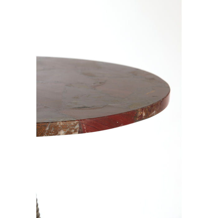 Light & Living - Bijzettafel BAHIA - Ø52x59cm - Rood