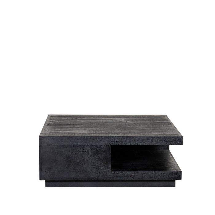 LABEL51 - Salontafel Square - Zwart Mangohout