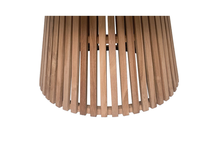 Livingfurn - Tuintafel Naturel Teakhout - 150x150x76cm - Cindo