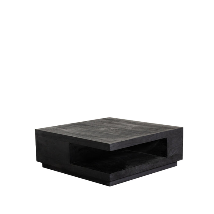 LABEL51 - Salontafel Square - Zwart Mangohout