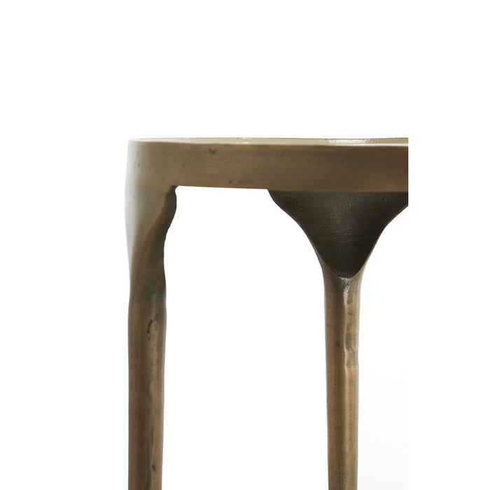 Light & Living - Bijzettafel LAPAZ - Ø85x45cm - Brons - Set van 2