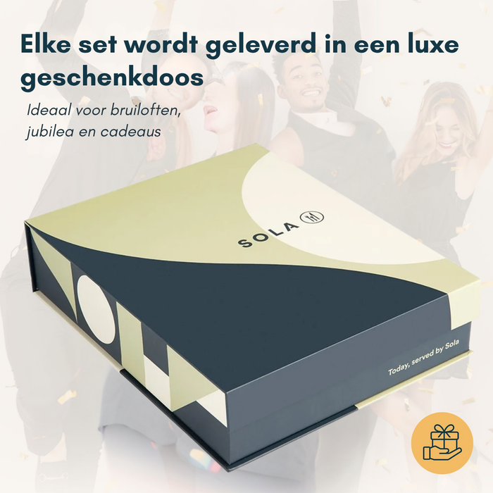 Sola Bestekset Hollands Glad - 18|10 RVS - 70 delig | 8 personen