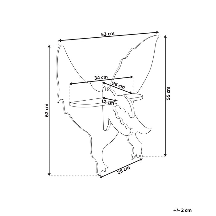 Beliani - DURANGO - Wandplank - Lichtgroen - MDF