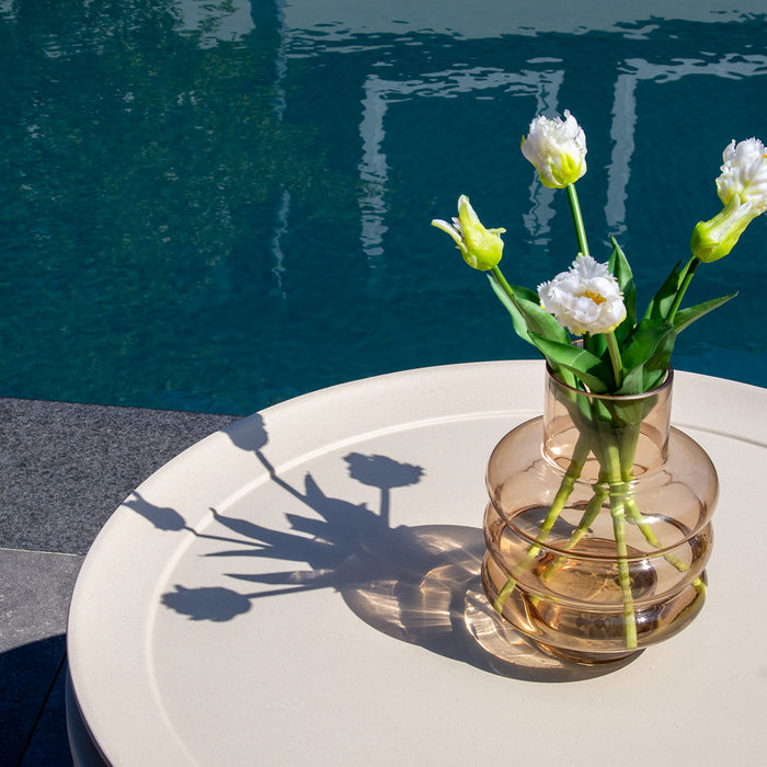 DÉJA Living - Loungetafel Beige - Rond - 80x80x35cm - Byske