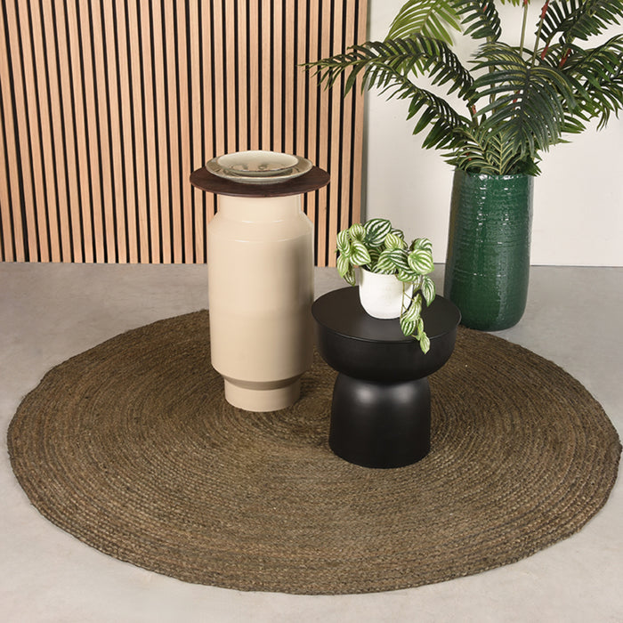 LABEL51 Bijzettafel Pax 35x35x35 cm | Zwart Metaal