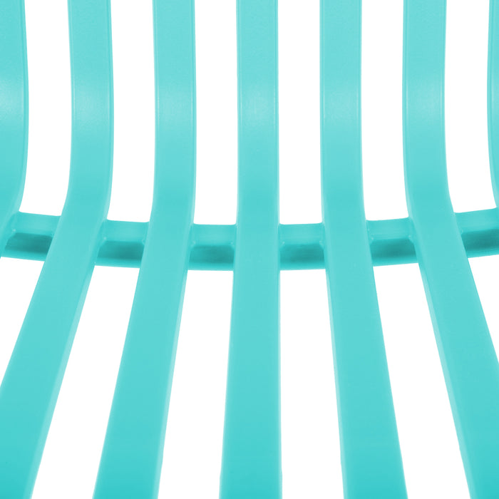 Leitmotiv - Eetkamerstoel Glee - Turquoise blue