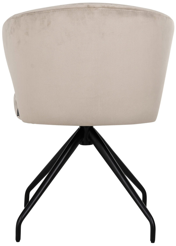 Richmond Interiors Milly Khaki Velvet Draaistoel