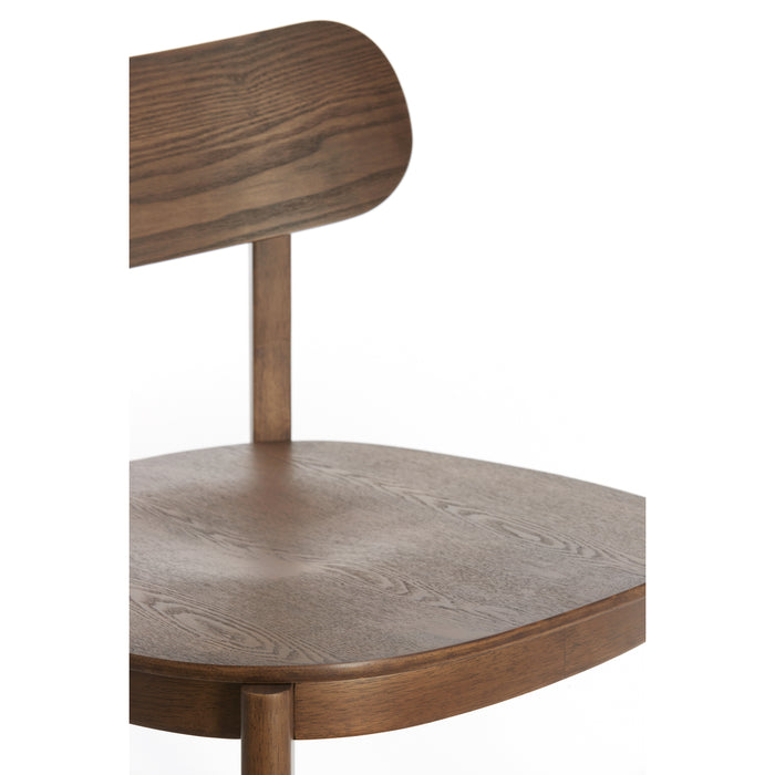 Light & Living - Stoel JABUGO - Ø59.5x77cm - Bruin - Set van 2