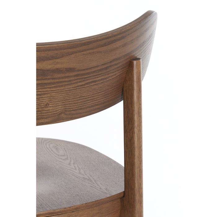 Light & Living - Stoel JABUGO - Ø59.5x77cm - Bruin - Set van 2