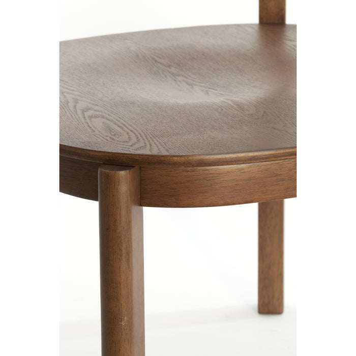 Light & Living - Stoel JABUGO - Ø59.5x77cm - Bruin - Set van 2