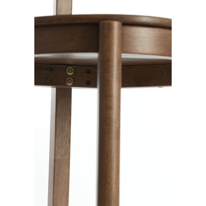 Light & Living - Stoel JABUGO - Ø59.5x77cm - Bruin - Set van 2