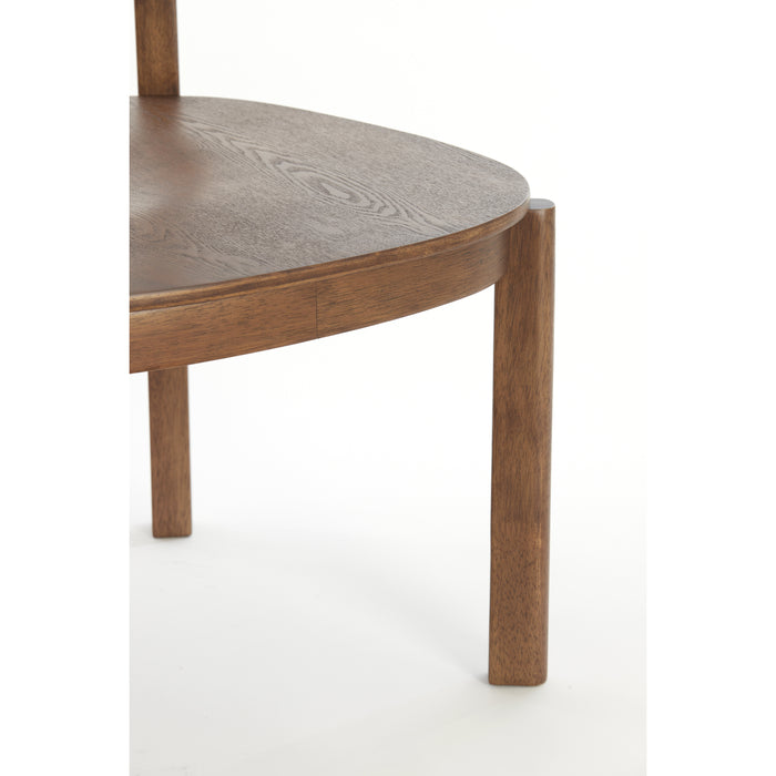 Light & Living - Stoel JABUGO - Ø59.5x77cm - Bruin - Set van 2