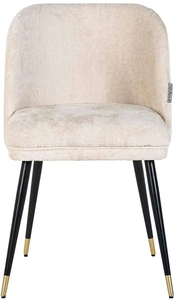 Richmond Interiors Alicia Eetkamerstoel Wit Chenille