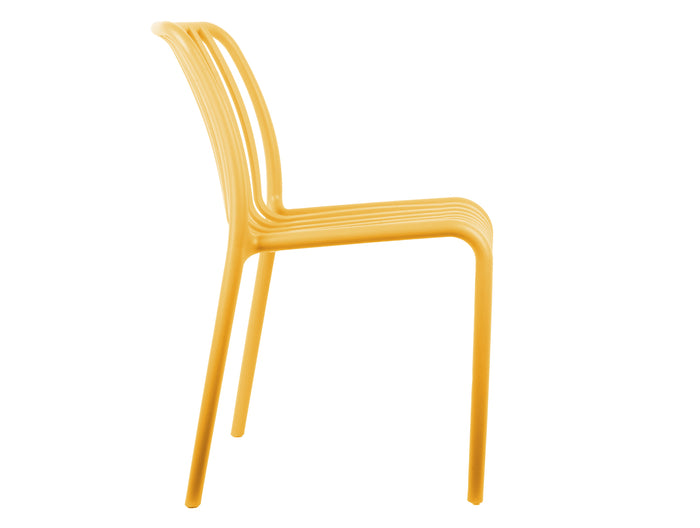 Leitmotiv - Eetkamerstoel Glee - Heldergeel
