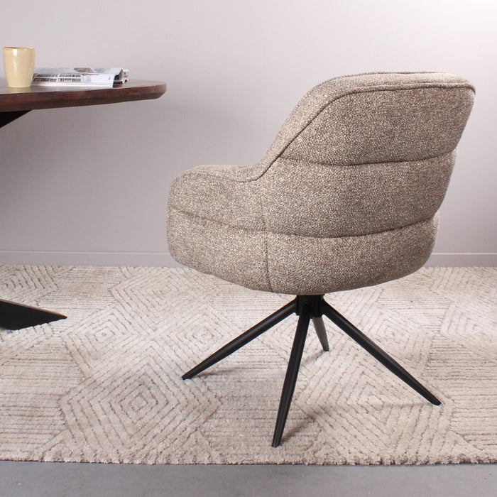 DS4U Loisa armstoel terugdraai - taupe