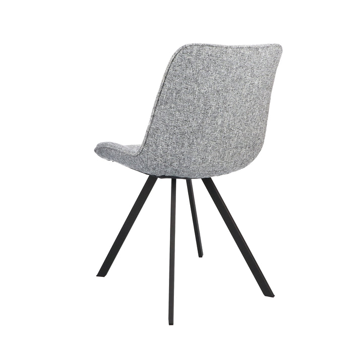 Eetkamerstoel Lavina - Grijs - - 52x84x60cm (BxHxD)